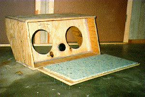 Carmen's enclosure under construction