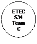 Oval: ETEC
534
Team
C
