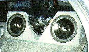 Ronnie Jumper's Car - Amp Rack viewed from Front