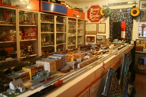 Steven Pawlow's railroad layout and artifacts