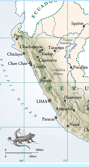 Map of Peru